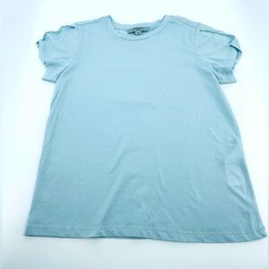 All Saints - cut out tee - light blue - xs